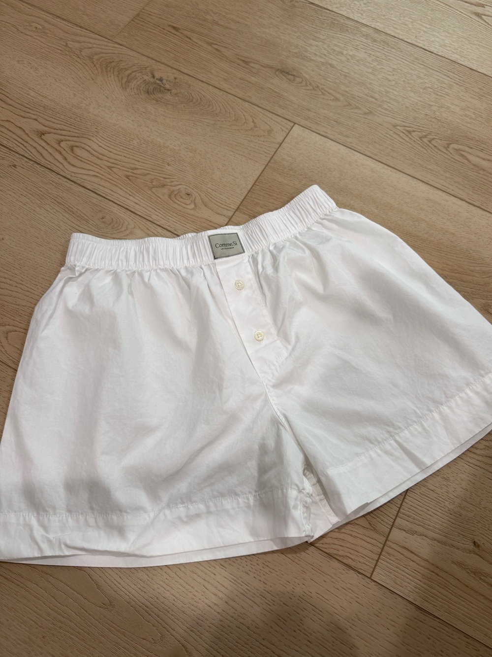 White Comme Si La Boxer Classica Shorts